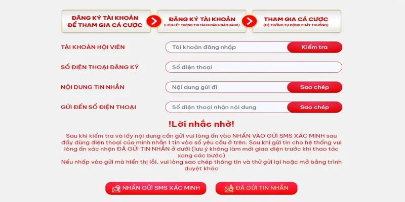 Nội dung cách thức nhận thưởng khuyến mãi đăng ký tặng 88K